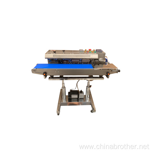 Vertical vacuum Nitrogen sealing machine with solid ink